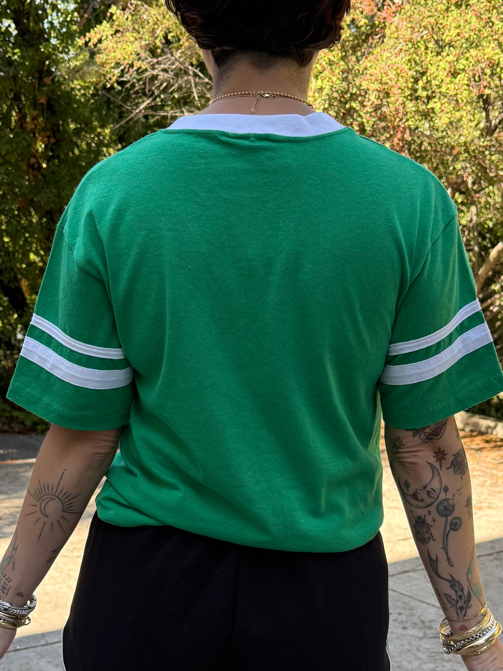 Green Vintage Ringer Tee Frosty's
