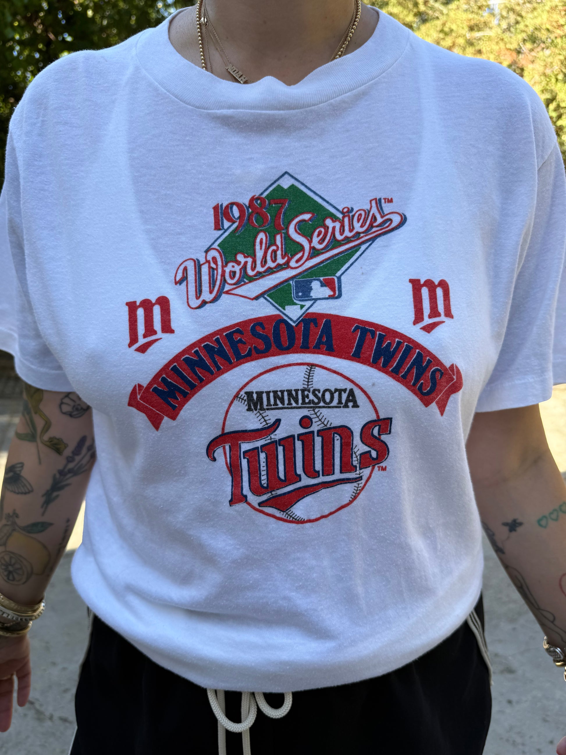 Vintage 1987 MLB Twins World Series Tee