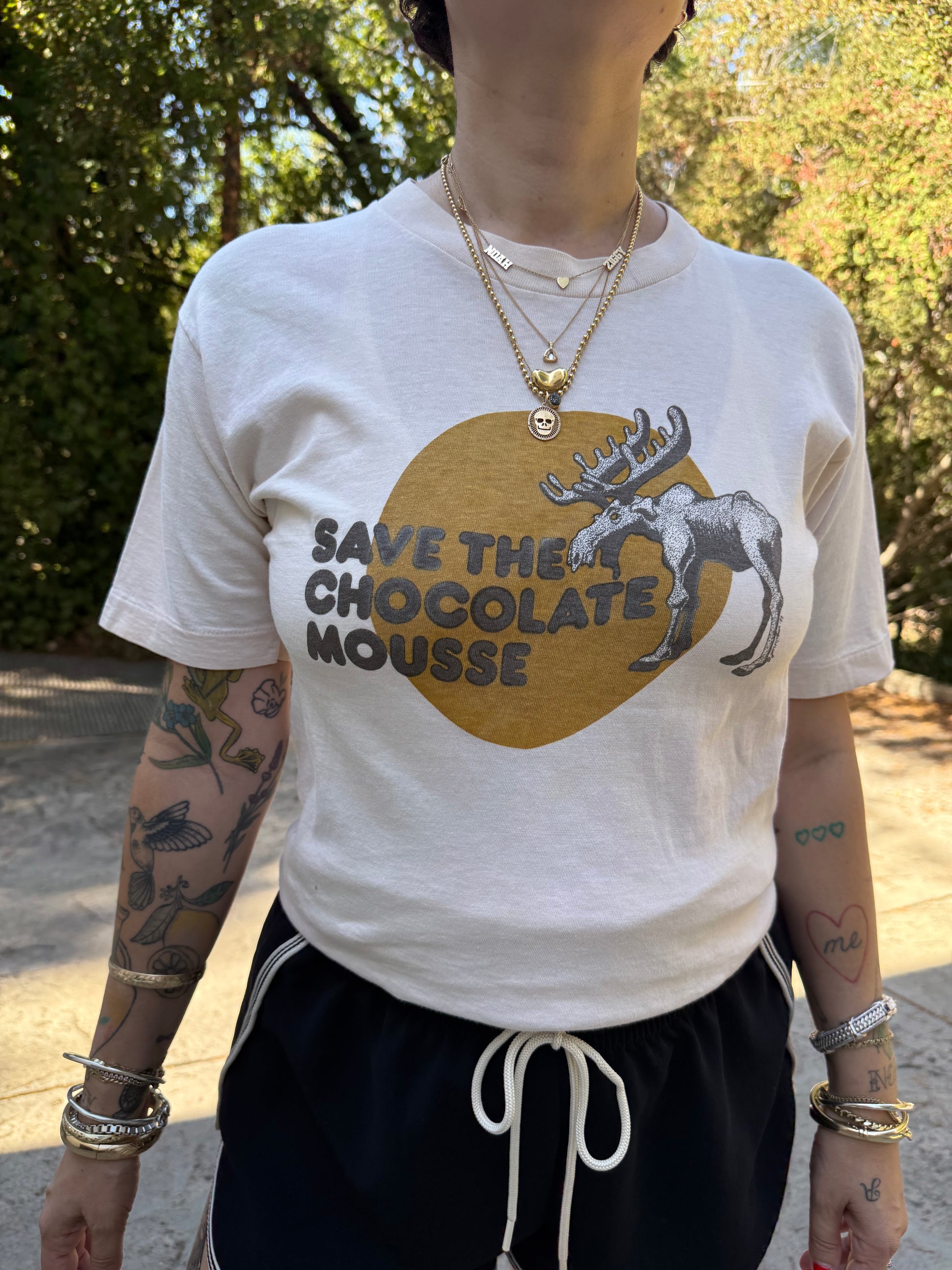 Vintage Save the Chocolate Mousse Tee
