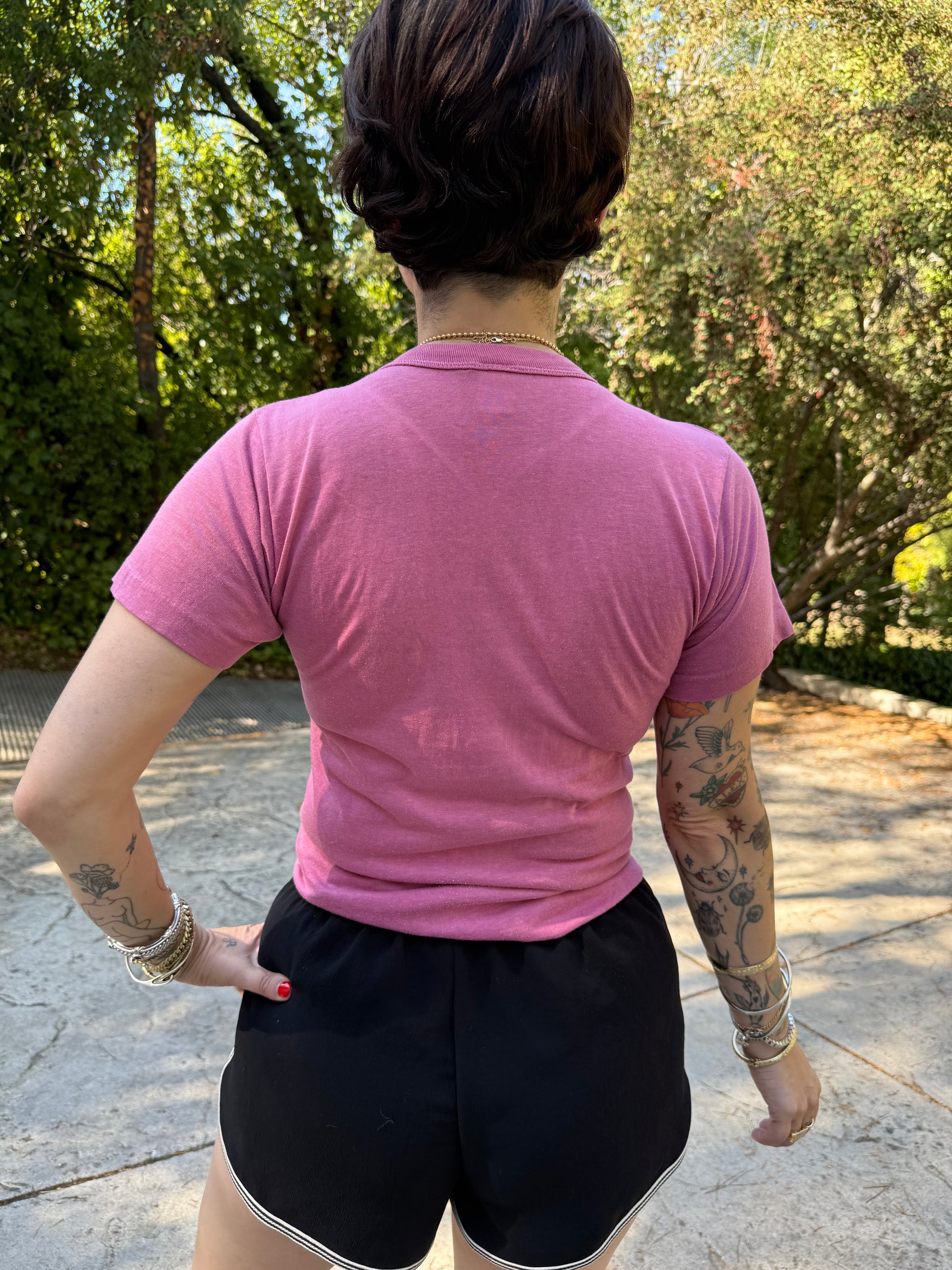 Vintage 1983 Pink New York Tee