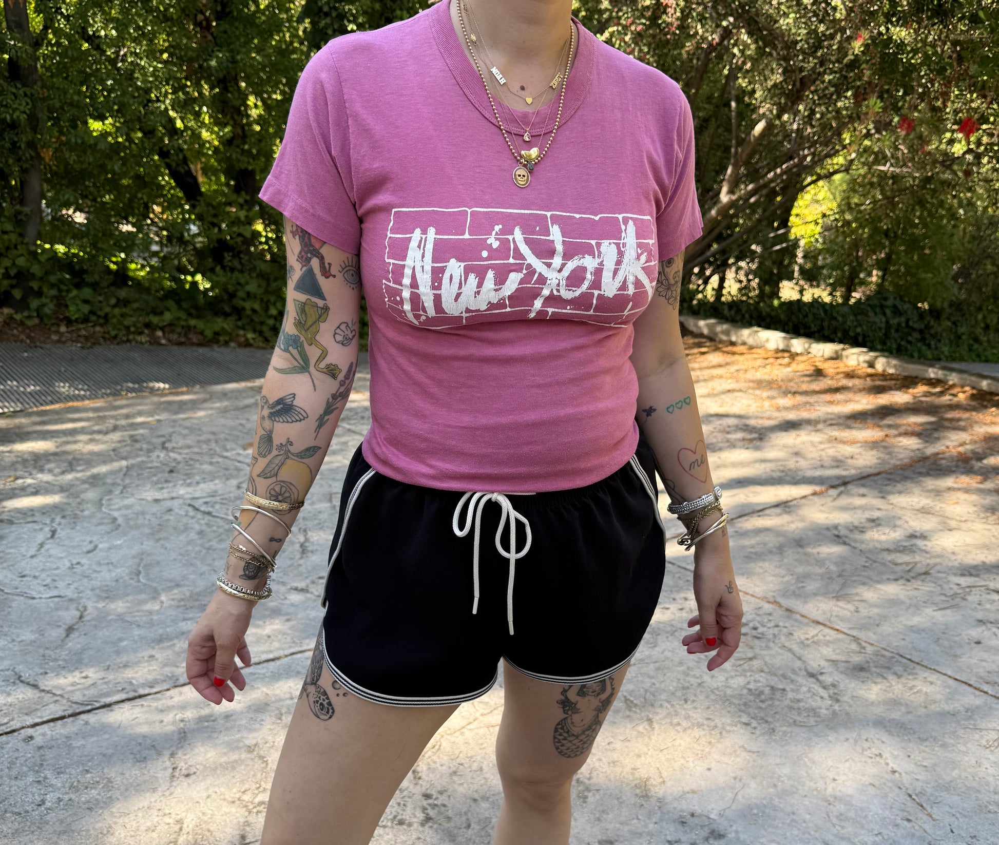 Vintage 1983 Pink New York Tee