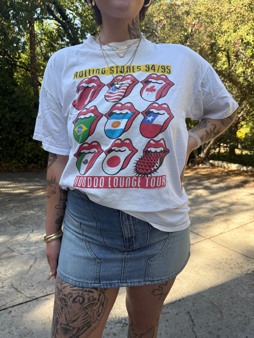 Vintage 1985 Rolling Stones 94/95 VooDooLounge Tour Tee