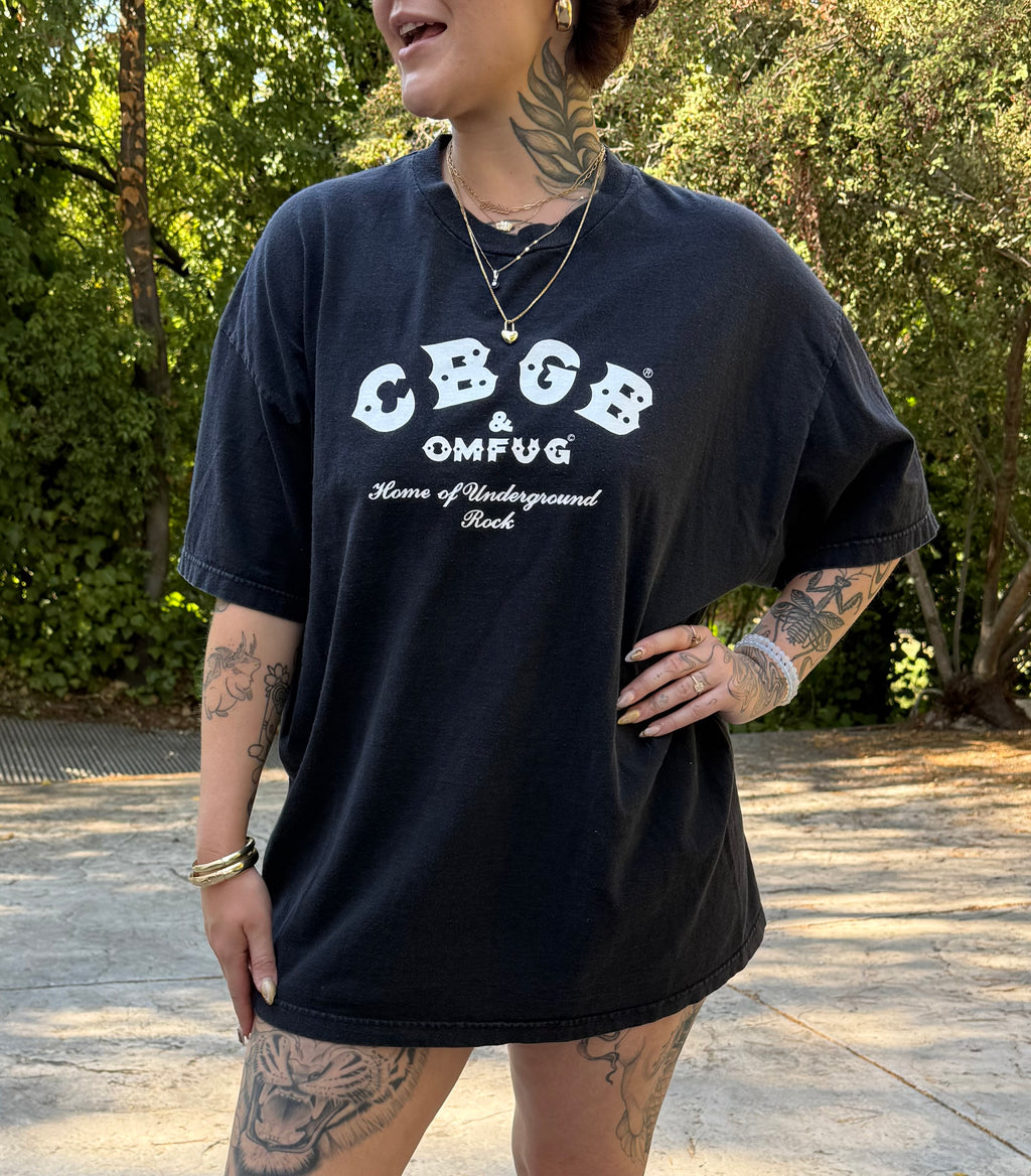 Vintage 90s CBGB and OMFUG Tee