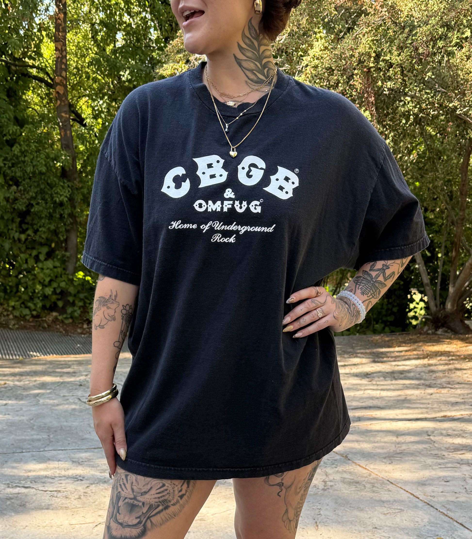 Vintage 90s CBGB and OMFUG Tee