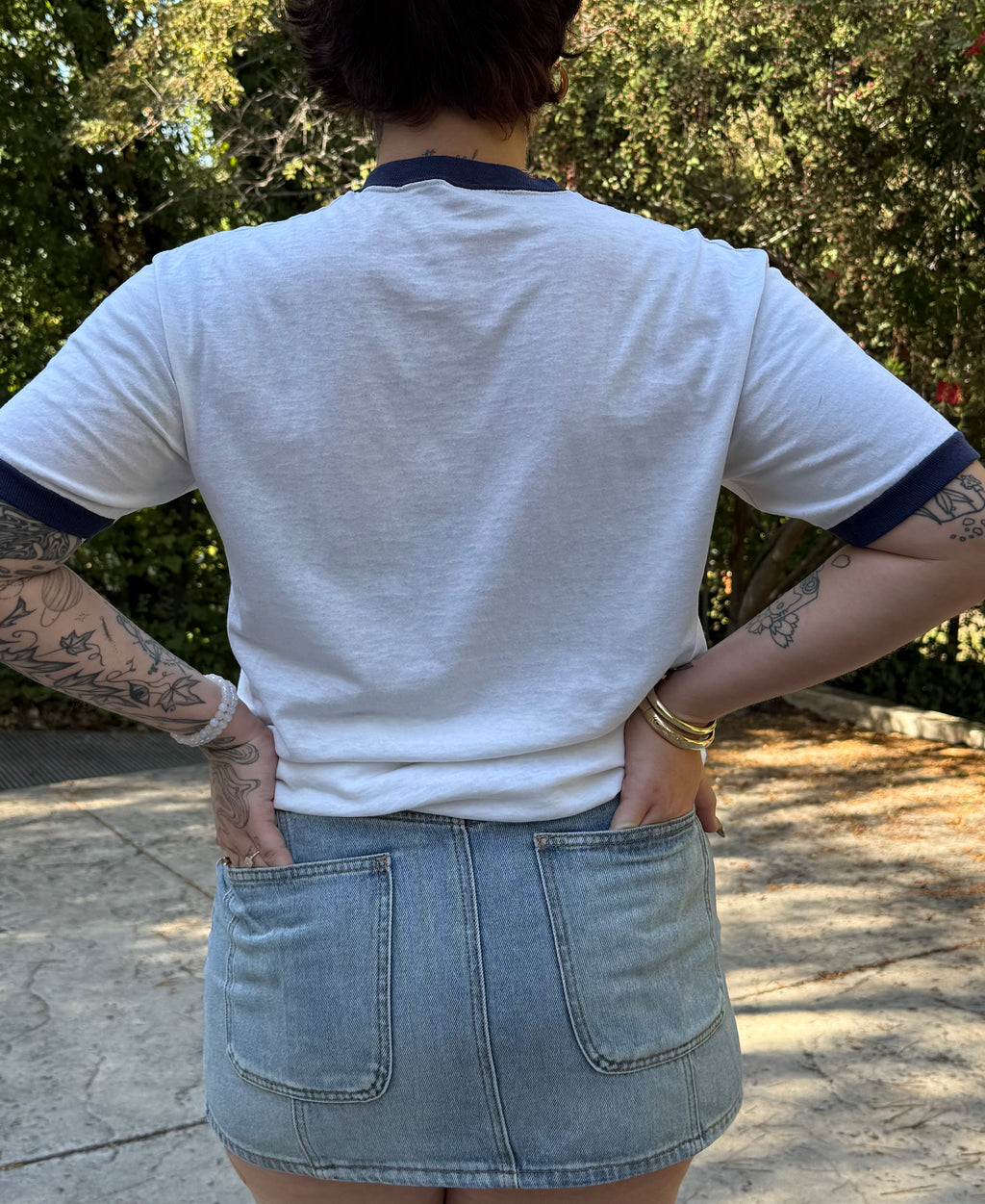 Vintage 1970's Mickey Mouse Ringer Tee