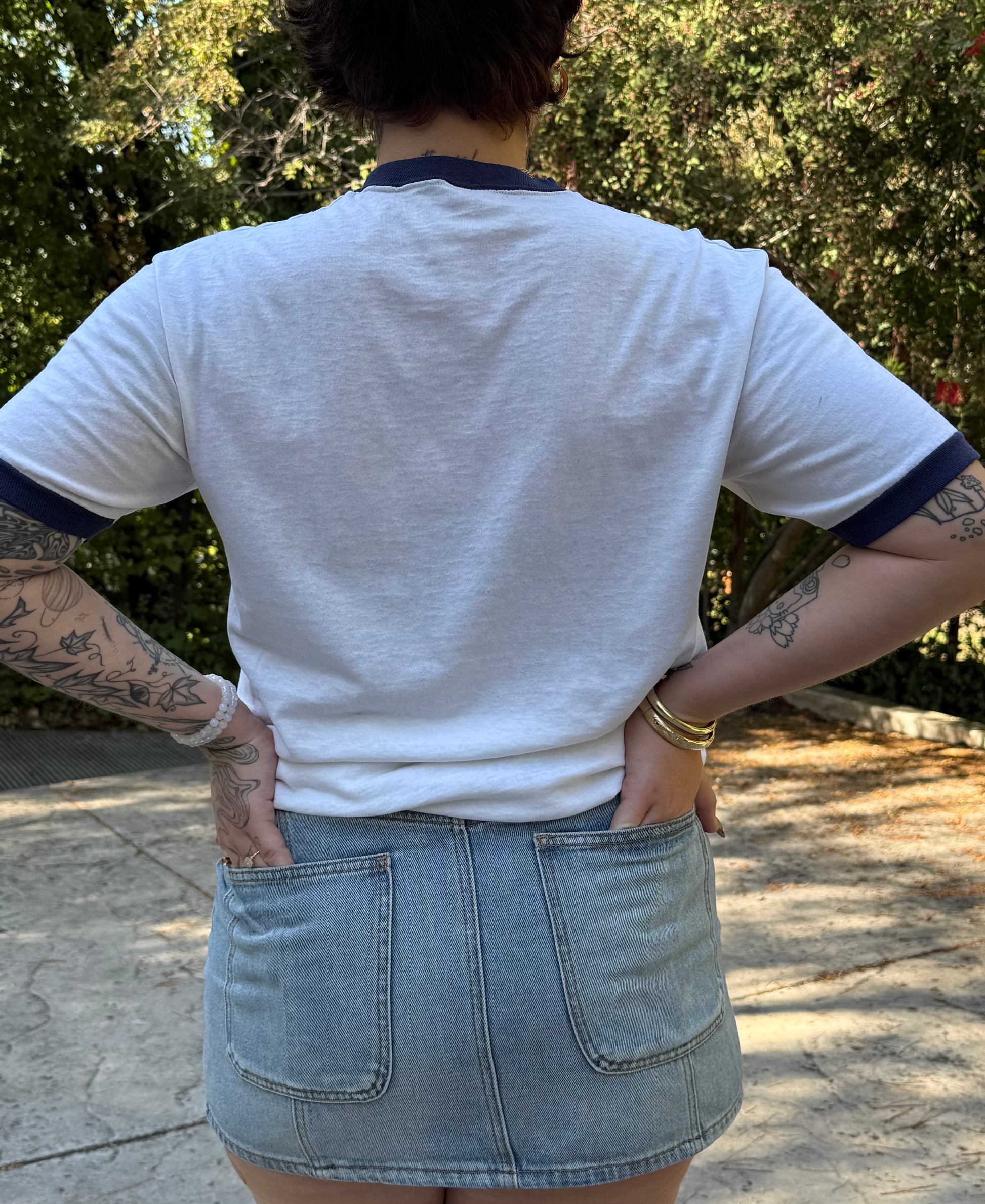 Vintage 1970's Mickey Mouse Ringer Tee