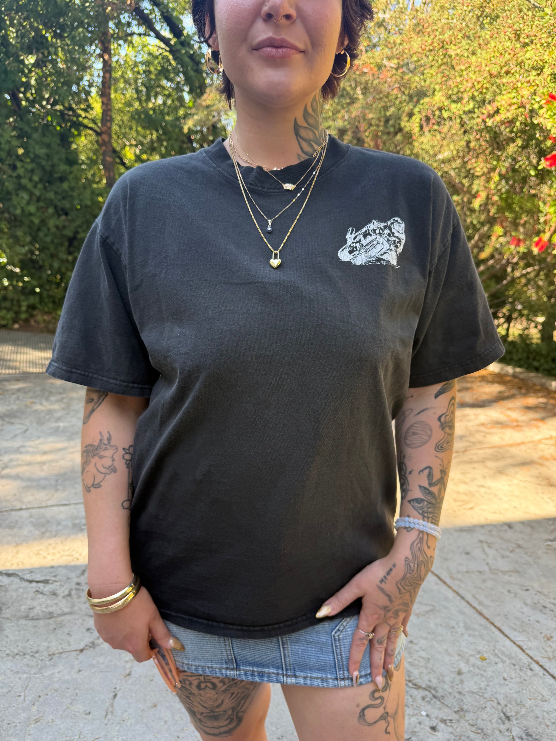 Vintage 2000s East Coast Crotch Rockets tee Black