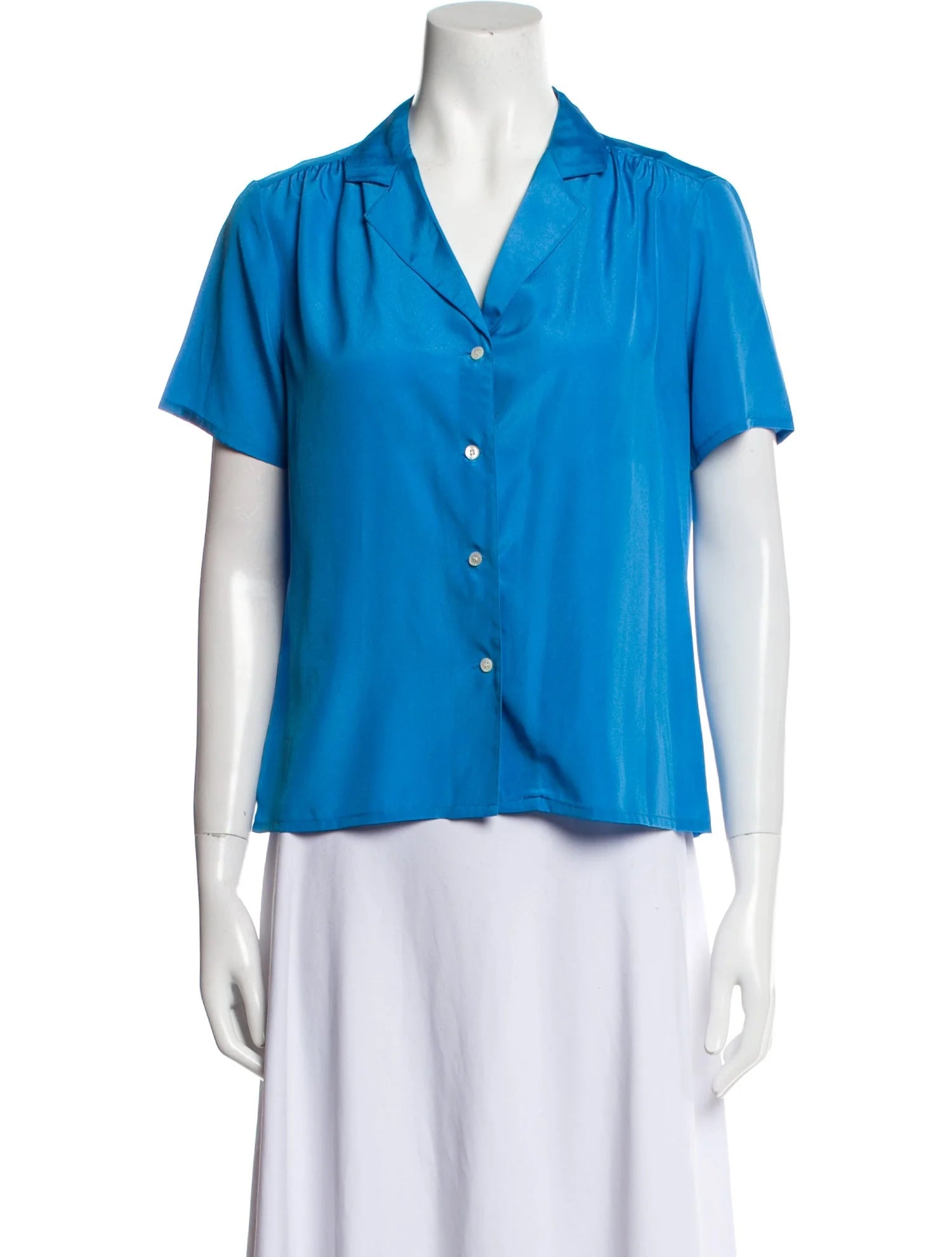 Saks Fifth Avenue
Vintage Short Sleeve Button-Up Top
