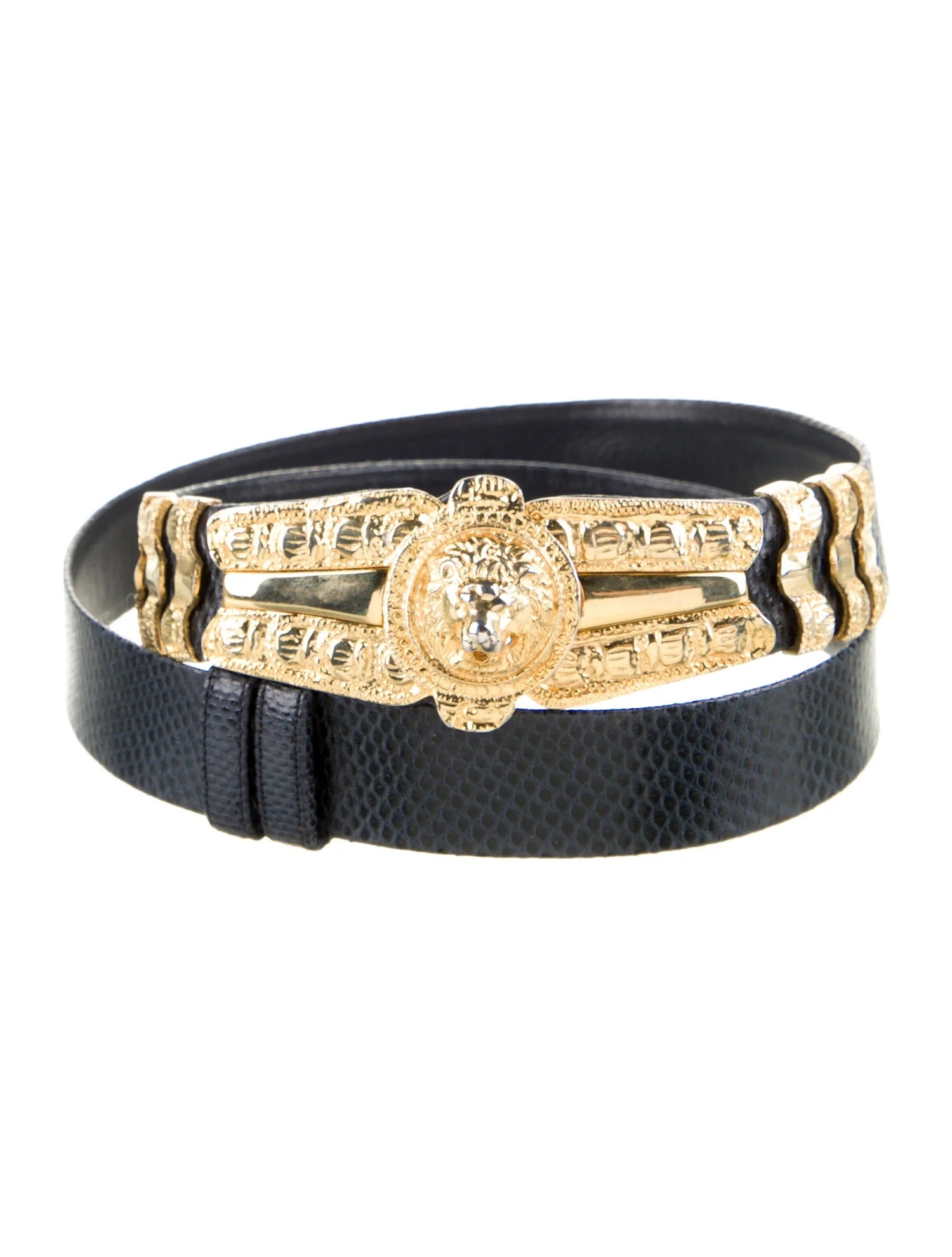 Judith Leiber
Snakeskin Belt