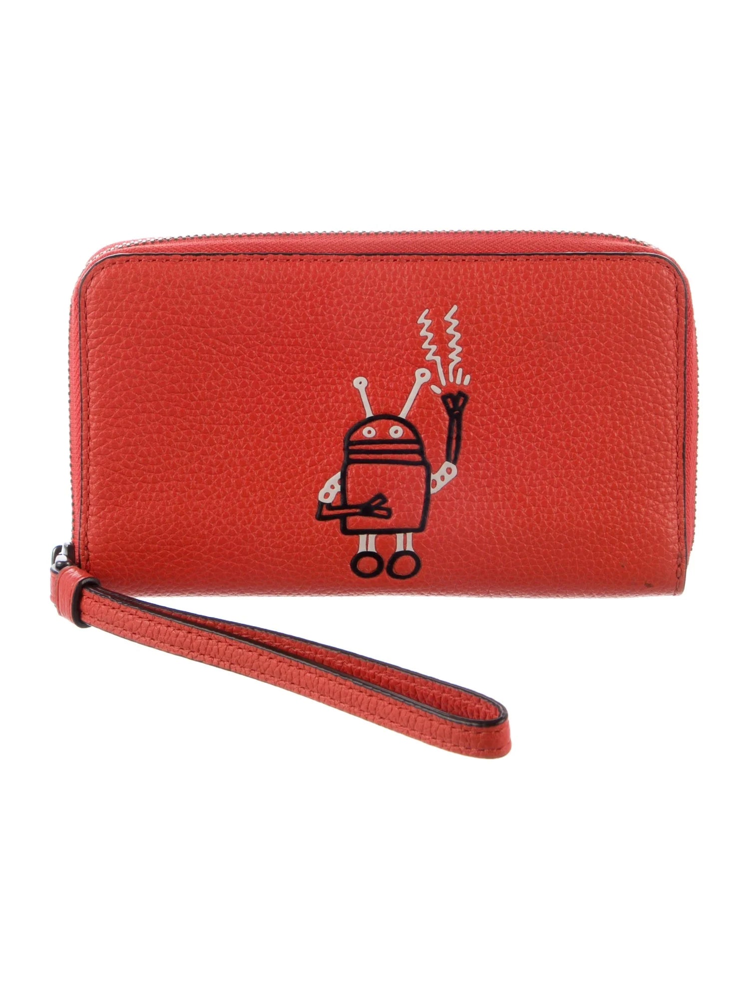 Coach x Keith Haring Leather Wristlet