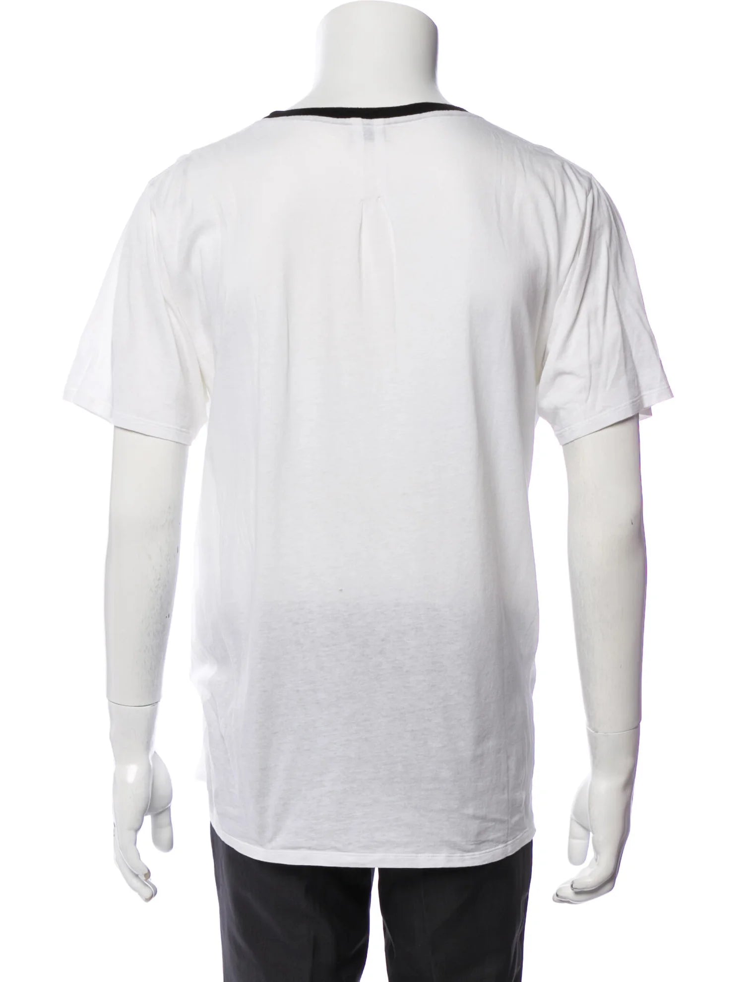 Saint Laurent Graphic Print Crew Neck T-Shirt