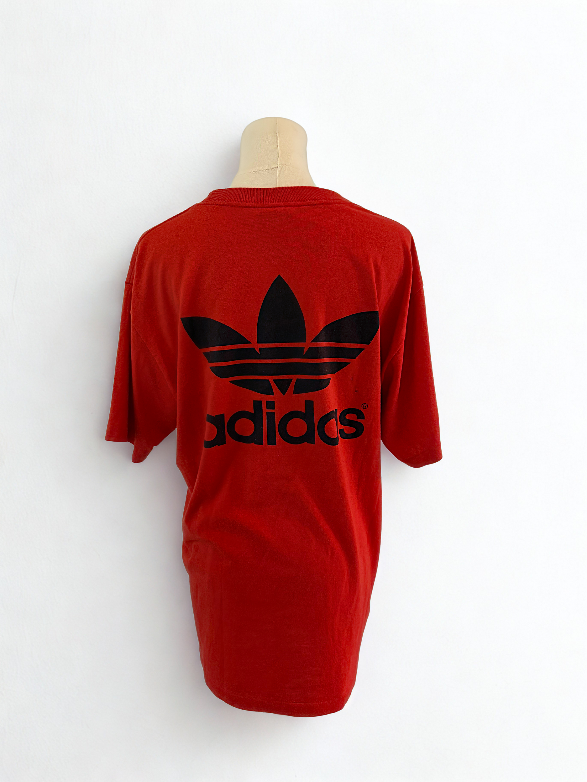 Vintage Adidas Tee Red