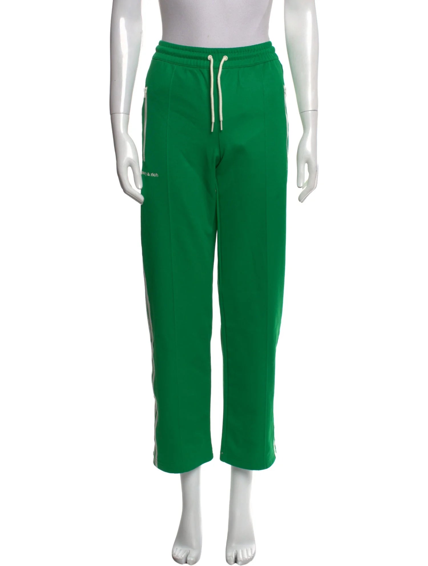 Sporty & Rich x Adidas Straight Leg Pants Green